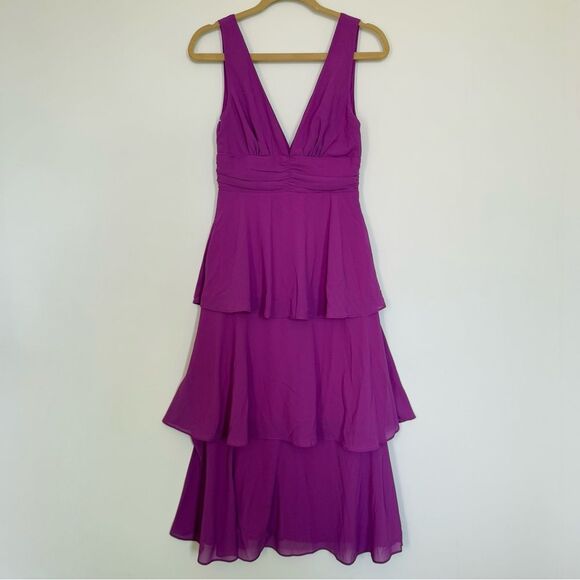 Lulu's Purple Midi Dress - Picture 6 of 12
